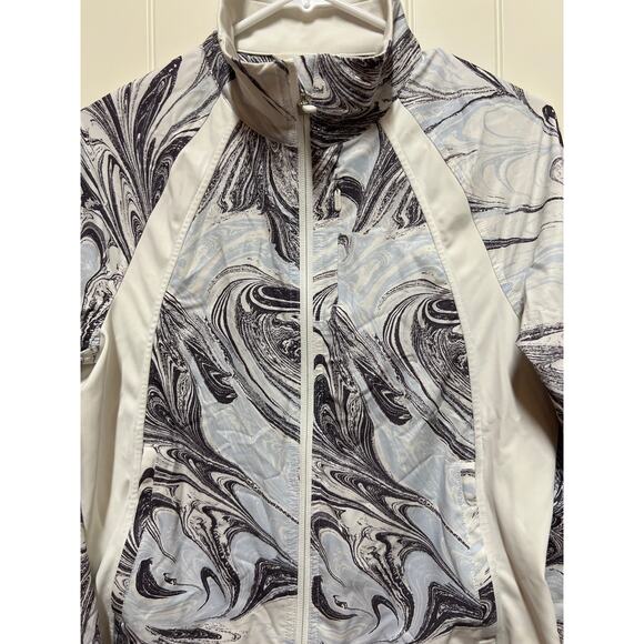 Athleta Athletic Jacket Fun Tie-Dye pattern Womens XS - Picture 2 of 5